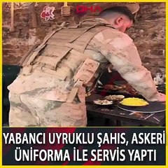 Askeri üniforma ile servise 3 gözaltı