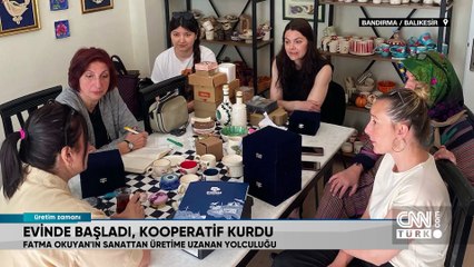 Evinde başladı, kooperatif kurdu