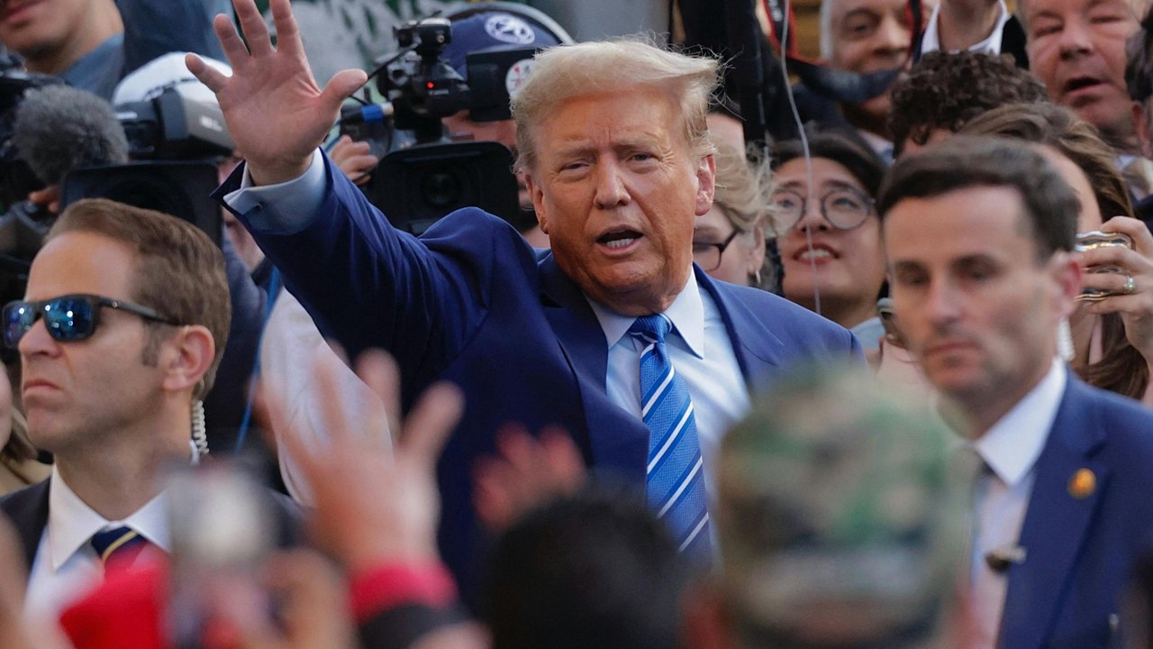 Zweiter Tag im Trump-Prozess: 'Unsere Gerichte sind verkorkst'