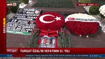 Turgut Özal kabri başında anılıyor
