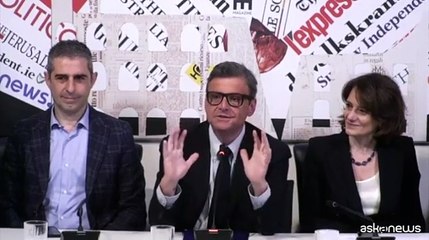 Calenda presenta lista "Siamo europei": faremo tutto per Draghi in Ue