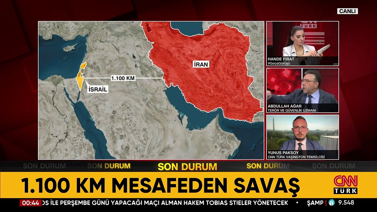 Zor ayırdılar! CNN Türk'te İran-İsrail kavgası