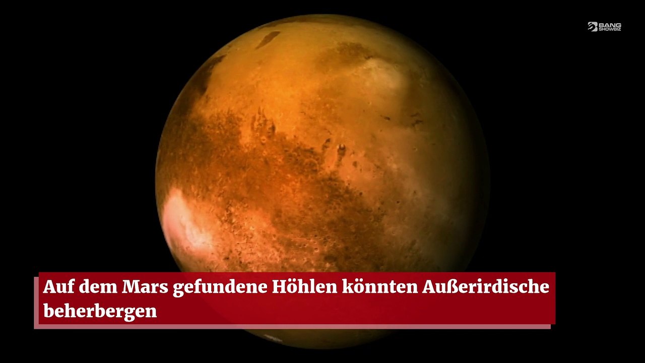 Auf dem Mars gefundene Höhlen könnten Außerirdische beherbergen