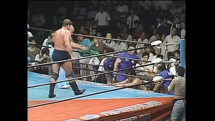 AJPW Genichiro Tenryu vs. Stan Hansen 7.27.1988