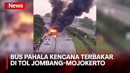 Bus Pahala Kencana Terbakar di Tol Jombang-Mojokerto, Polisi Ungkap Penyebabnya