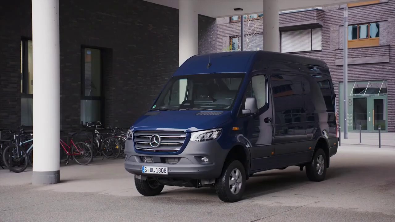 Updated, New Mercedes-Benz Sprinter 4x4 Van 2025 , With Steel Blue ...