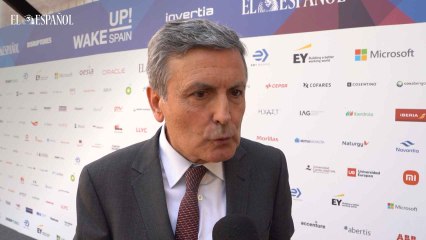Pedro Saura, presidente de Correos, a su llegada a 'Wake Up, Spain!'