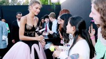 Zendaya dazzles in lace corset gown at 'Challengers' premiere, setting hearts racing on the red carpet.