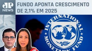 FMI projeta alta de 2,2% do PIB do Brasil em 2024; Amanda Klein e Cristiano Vilela comentam