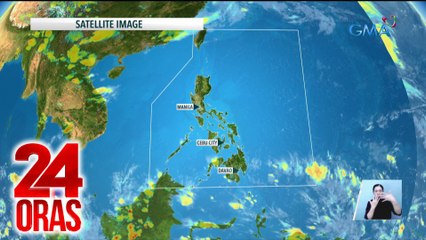 Ridge ng high pressure area at easterlies, patuloy na magdadala ng mainit at maalinsangang panahon | 24 Oras