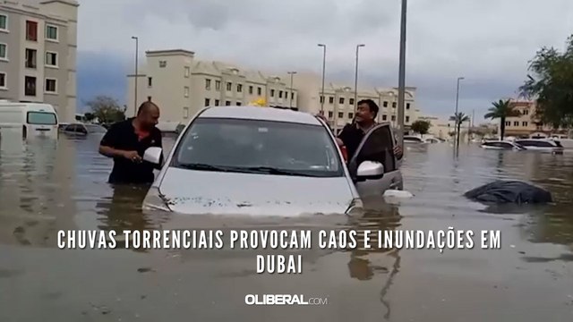 Chuvas torrenciais provocam caos e inundações em Dubai
