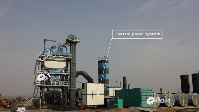 260 tph batch asphalt mixing plant video - Atlas Technologies
