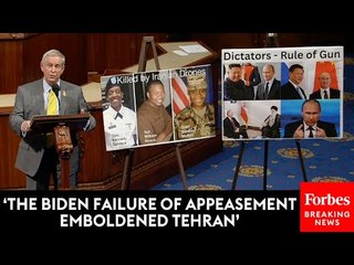 Joe Wilson Ties Biden 'Appeasement' To Drone Attacks On Israel