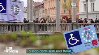 How do the EU's new disability cards facilitate cross-border travel?