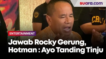 Jawab Ledekan Rocky Gerung, Hotman Paris Hutapea: Ayo Tanding Tinju Aja di HSS