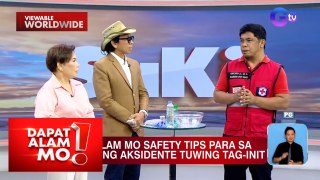 Safety tips para sa iba’t ibang aksidente ngayong tag-init, alamin | Dapat Alam Mo!