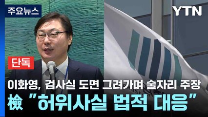 [단독] 이화영, 검사실 도면 그려가며 술자리 주장...檢 "허위사실 법적 대응" / YTN