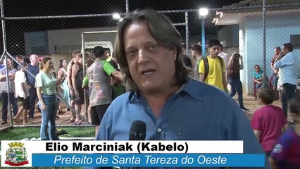 Prefeitura de Santa Tereza do Oeste revitaliza quadra do Maluceli e anuncia investimentos no esporte