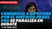 Candidata del PRD a diputada de la CDMX se congela en pleno debate I Reporte Indigo