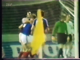 Yugoslavia v West Germany European Championships Semi Final 17-06-1976