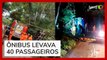 Ônibus capota em rodovia de Minas Gerais deixa ao menos sete mortos