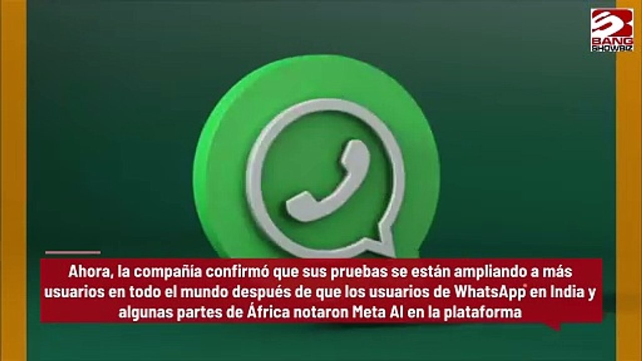Amplía Meta experimento de chatbot de IA