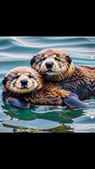 Did you know that Sea otters protect their partners from flowing away at ocean