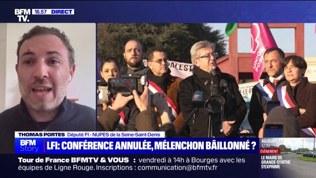 Annulation de la conférence de LFI par l'université de Lille: Une polémique montée de toutes pièces par des responsables politiques de droite et d'extrême droite , pour Thomas Portes (LFI)