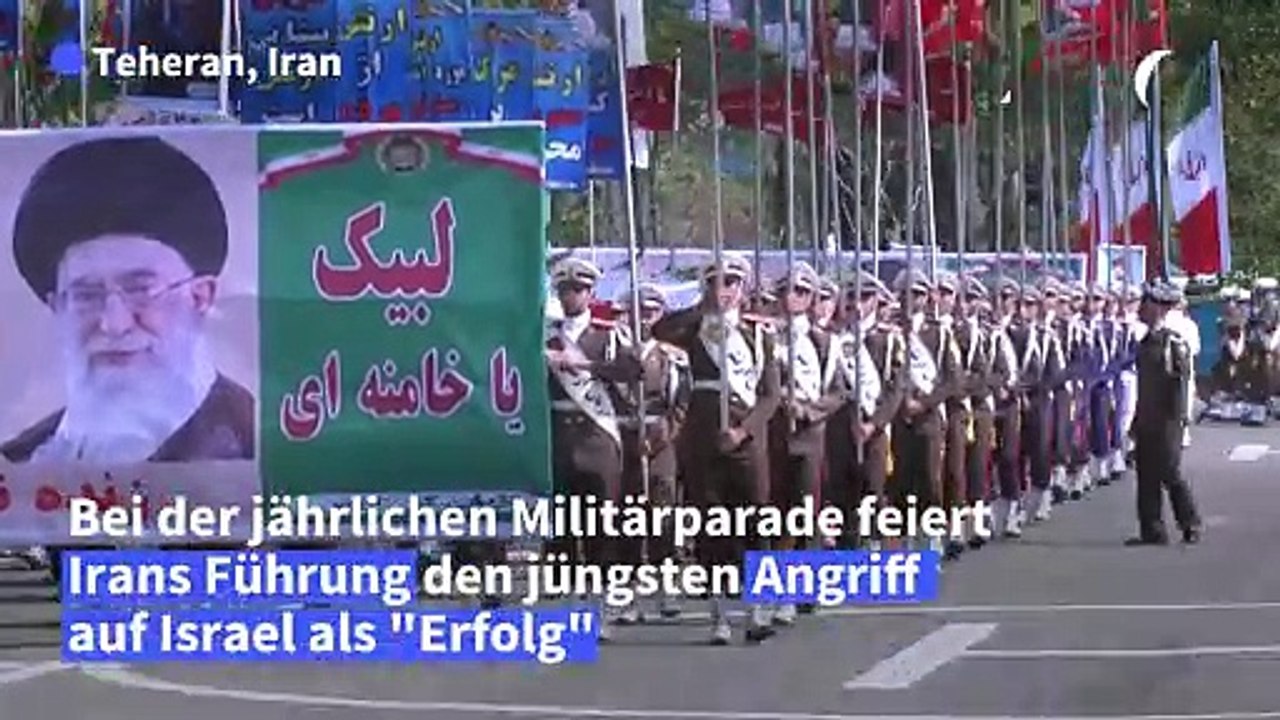 Irans führung feiert angriff auf israel – und warnt vor vergeltung