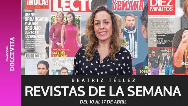 Irene Urdangarin y su novio Juan Urquijo, Rodolfo Sancho, Carmen Borrego y Edmundo Arrocet, en las revistas