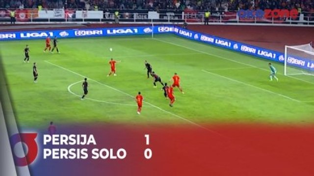 Highlight Liga 1 2023-2024 : Gol Tunggal Marko Simic Bawa Persija Jakarta Taklukkan Persis Solo
