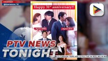 First couple celebrating 31st wedding anniversary