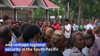 Solomon Islanders vote with China's influence in focus