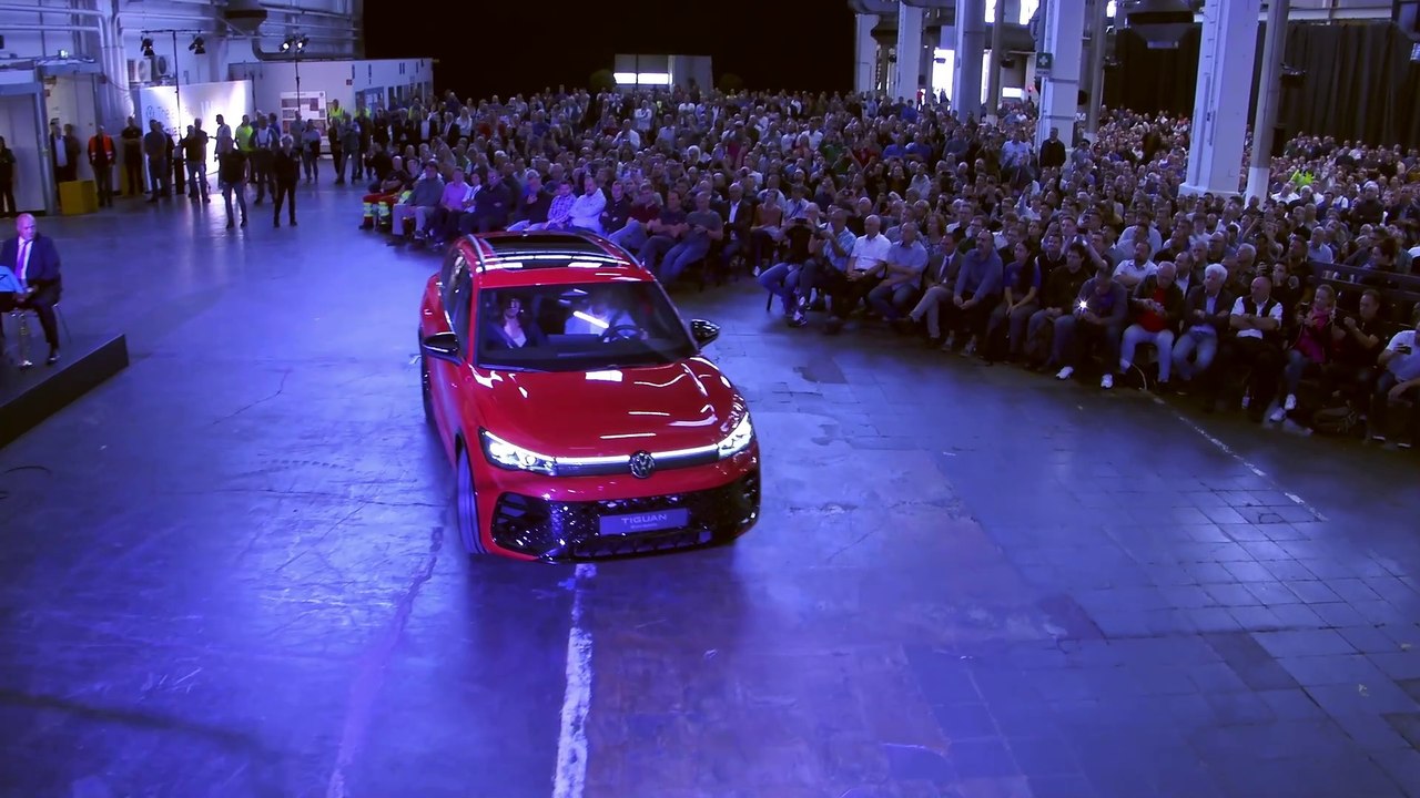 Lanzamiento Volkswagen Tiguan - acceso exclusivo al lanzamiento para los trabajadores de la plata de Wolfsburg
