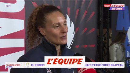Robert-Michon réaffirme son souhait d'être porte-drapeau  - Athlétisme - JO 2024