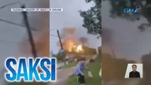 16 patay, mahigit 60 sugatan sa pagtama ng 3 missile ng Russia sa Chernihiv, Ukraine | Saksi