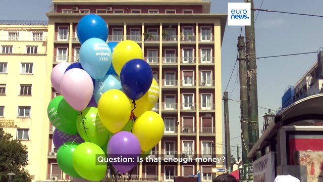 Protesting Greeks show their anger at unemployment and low wages