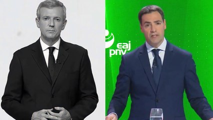 Imanol Pradales (PNV) copia el minuto de oro al PP de Galicia en el debate
