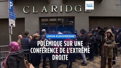 L’extrême droite européenne exploite la tentative de suspension de sa conférence