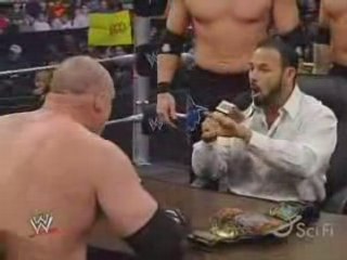 Kane & Chavo Guerrero Contract signing