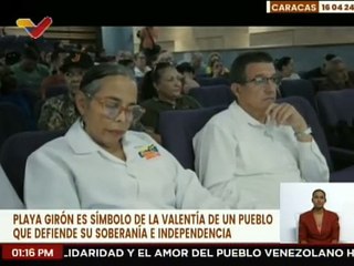 Caracas | Se conmemora el aniversario 63 de la victoria de Cuba en Playa Girón