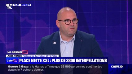 Opérations "place nette XXL": "On est satisfait de ces opérations qui permettent de déstabiliser le trafic de drogues dans notre pays", affirme Axel Ronde (CFTC police)