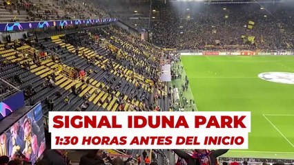 Impresiona solo con verlo: así anima la afición en el Signal Iduna Park
