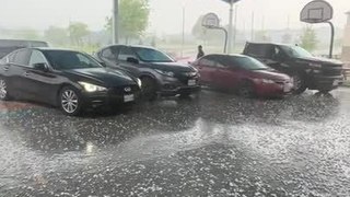 Heavy Hail Storm Hits Austin, Texas
