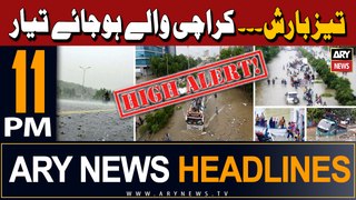 ARY News 11 PM Headlines | 17th April 2024 | Heavy rains likely to hit Karachi