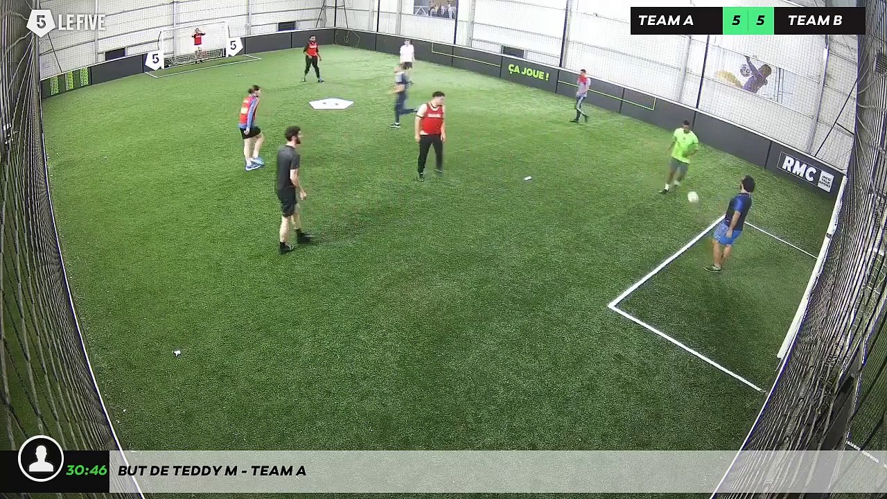 But de Teddy M - Team A