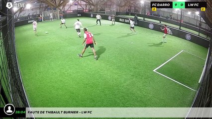 Faute de Thibault BURNIER - LW FC