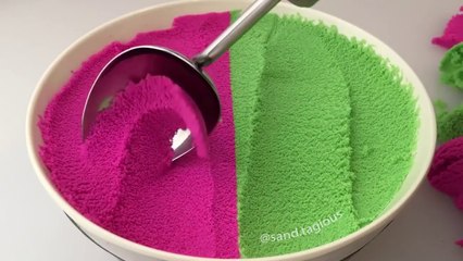 Very Satisfying and Relaxing Compilation Kinetic Sand ASMR