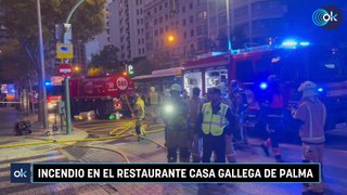 Incendio en el restaurante Casa Gallega de Palma