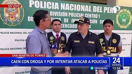 PNP captura a microcomercializadores de droga en San Martín de Porres